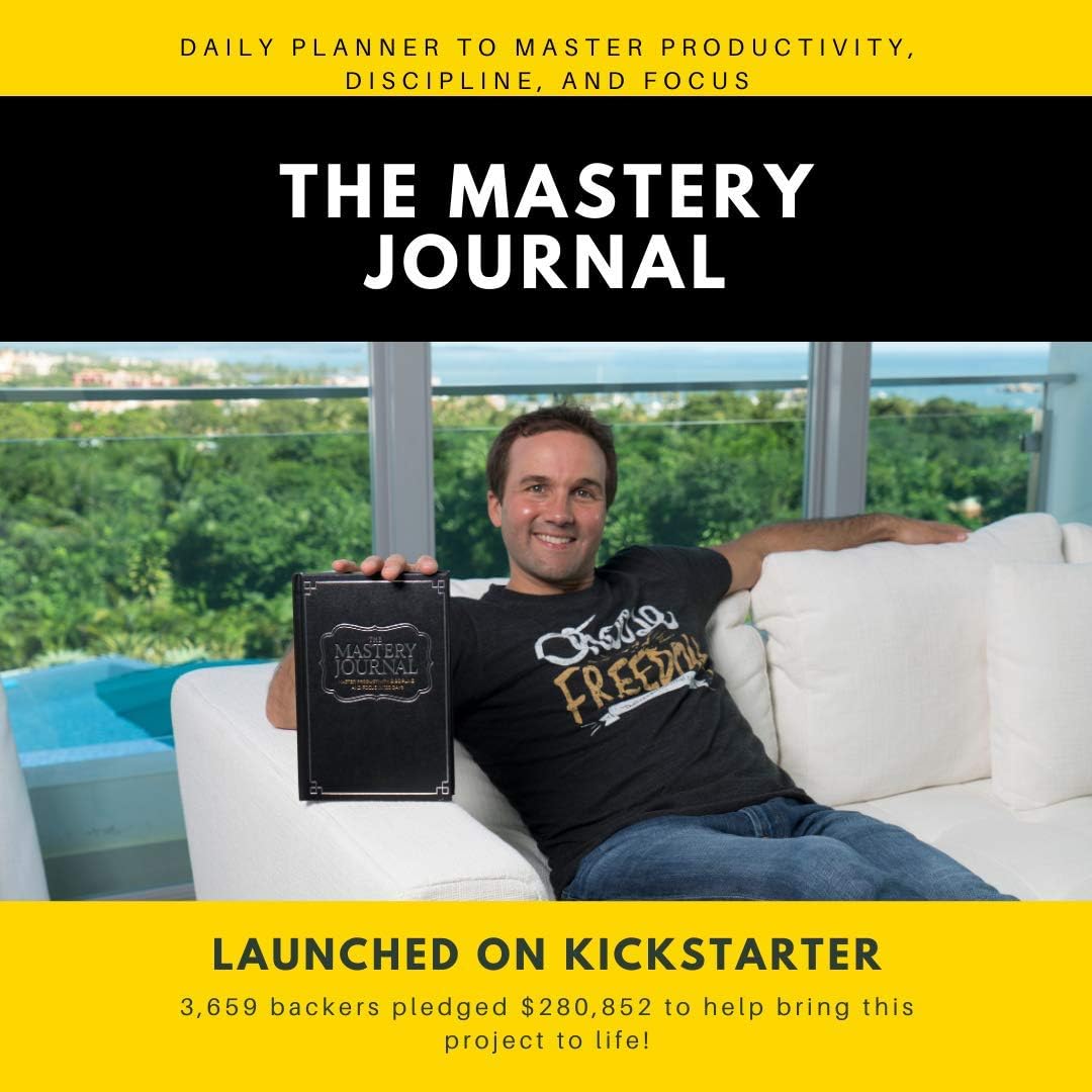 2022 Black Leather A4 Non-Dated Daily Planner for Adults: Productivity Tracking, Discipline Improvement, Focus Enhancement