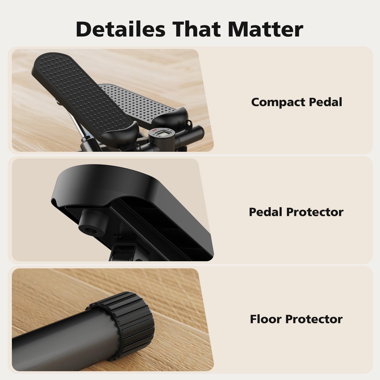 OLIXIS Steppers for Exercise at Home Workout Equipment