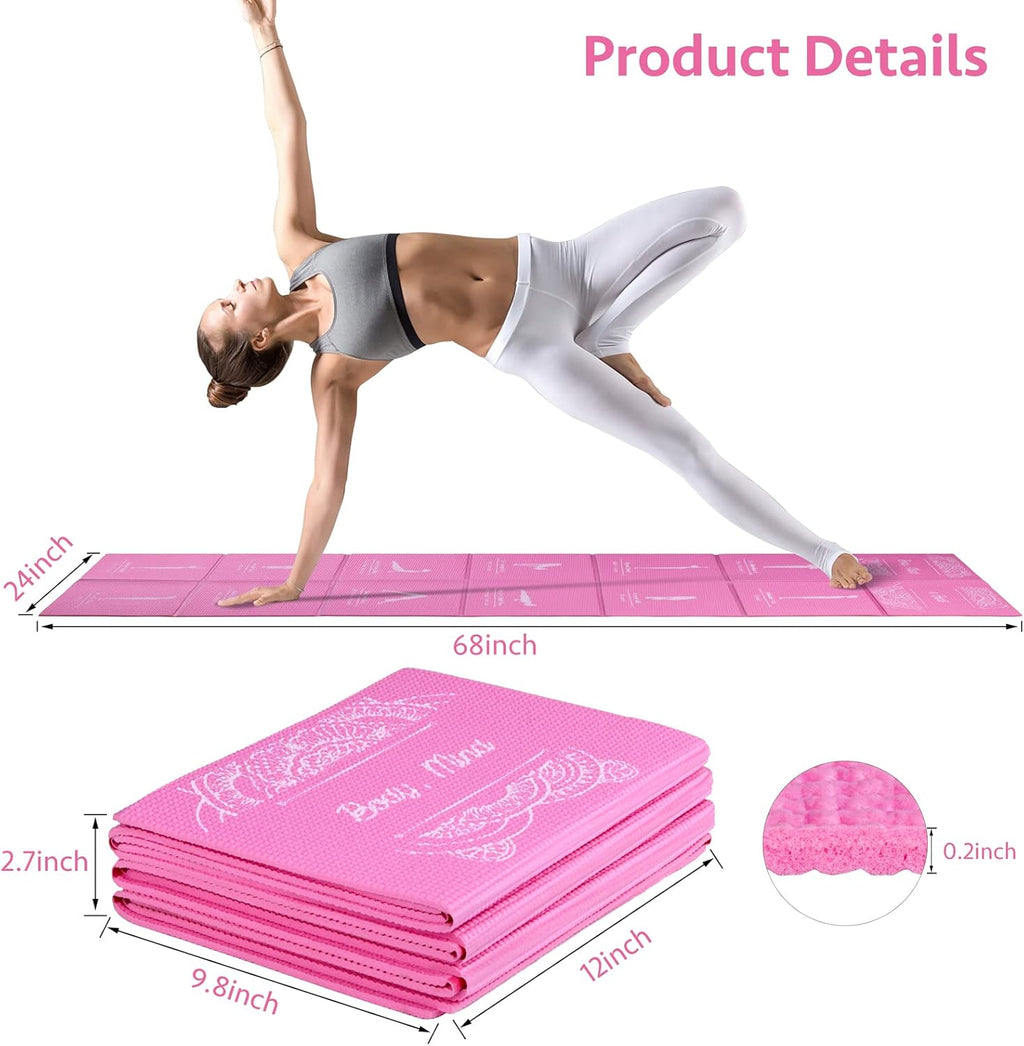 Foldable Yoga Mat for Women