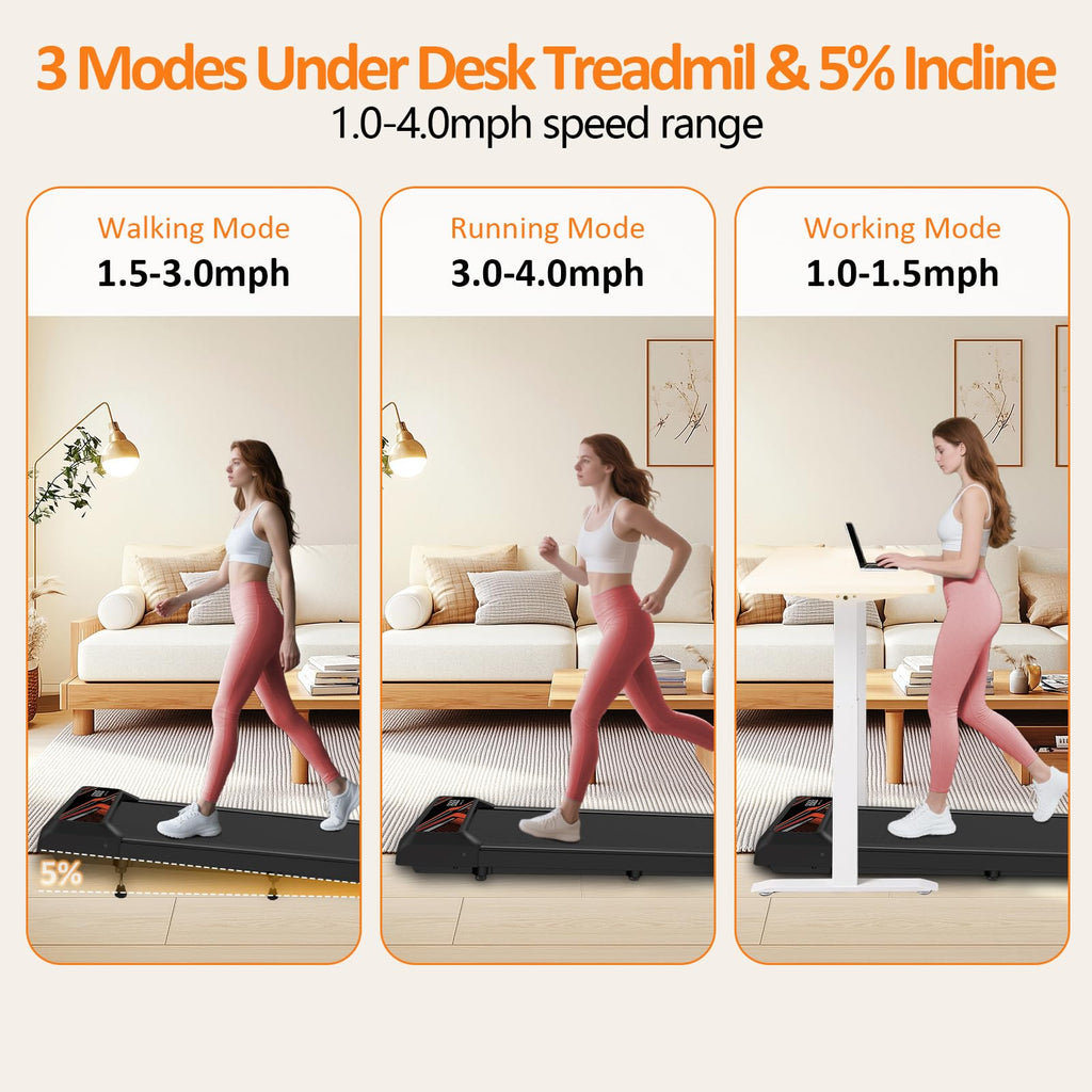 2.5HP Walking Mat with Incline pad