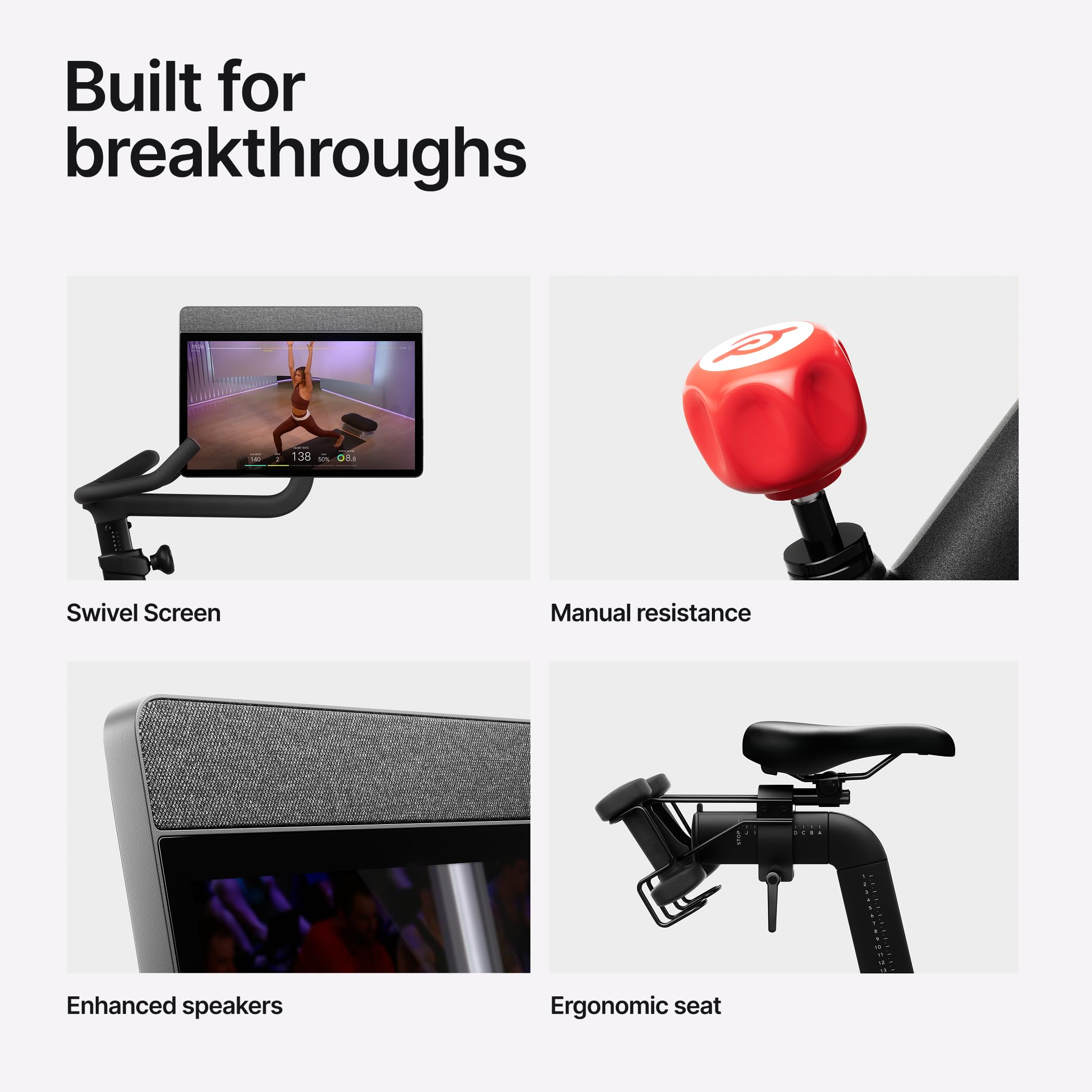 Peloton Bikes, Indoor Exercise bikes for Cardio and Strength Training