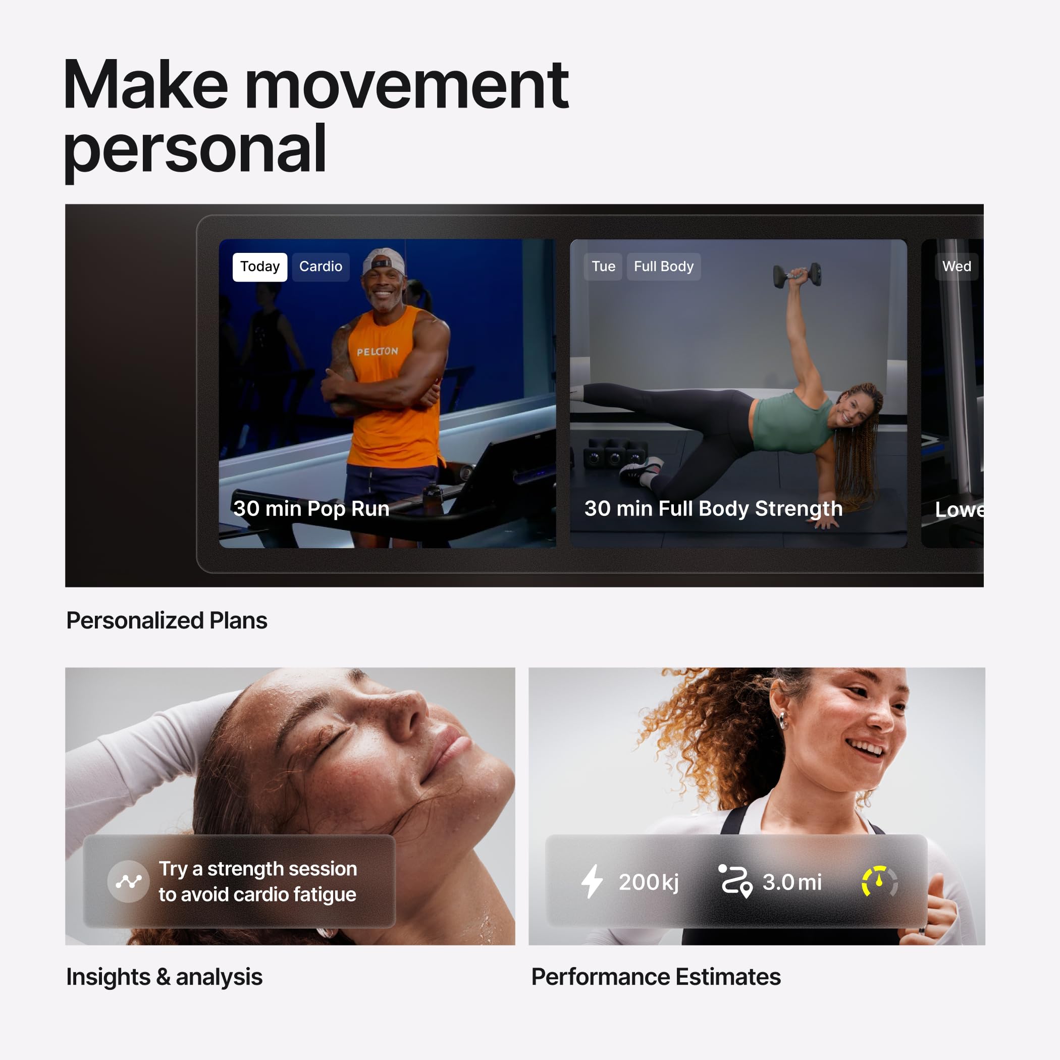 Peloton Cross Training Tread, Treadmill for Running, Walking, and Hiking with Manual or Auto-Incline Options and Immersive 24” HD Touchscreen, Exercise Equipment for Home Cardio and Strength Workouts