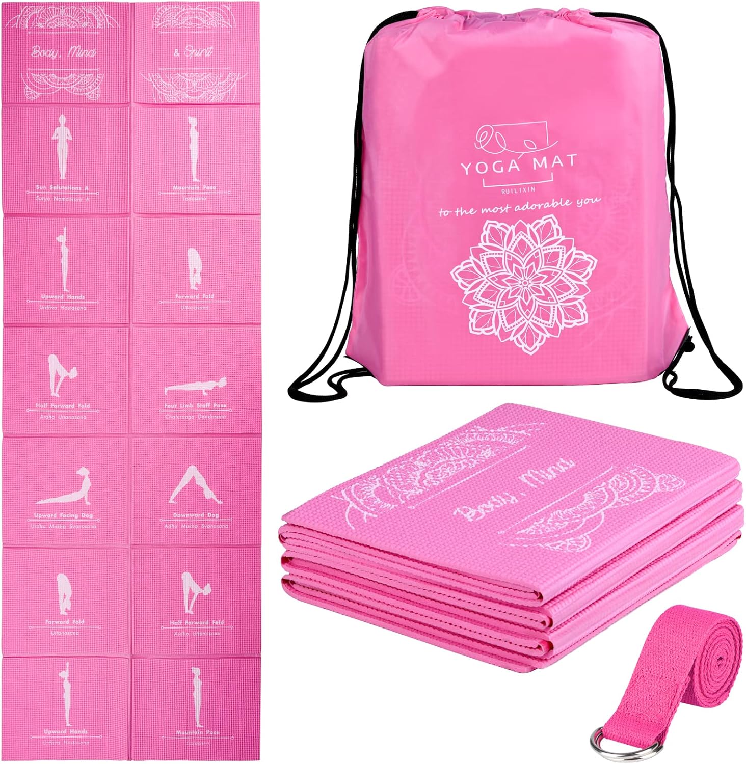 Foldable Yoga Mat for Women