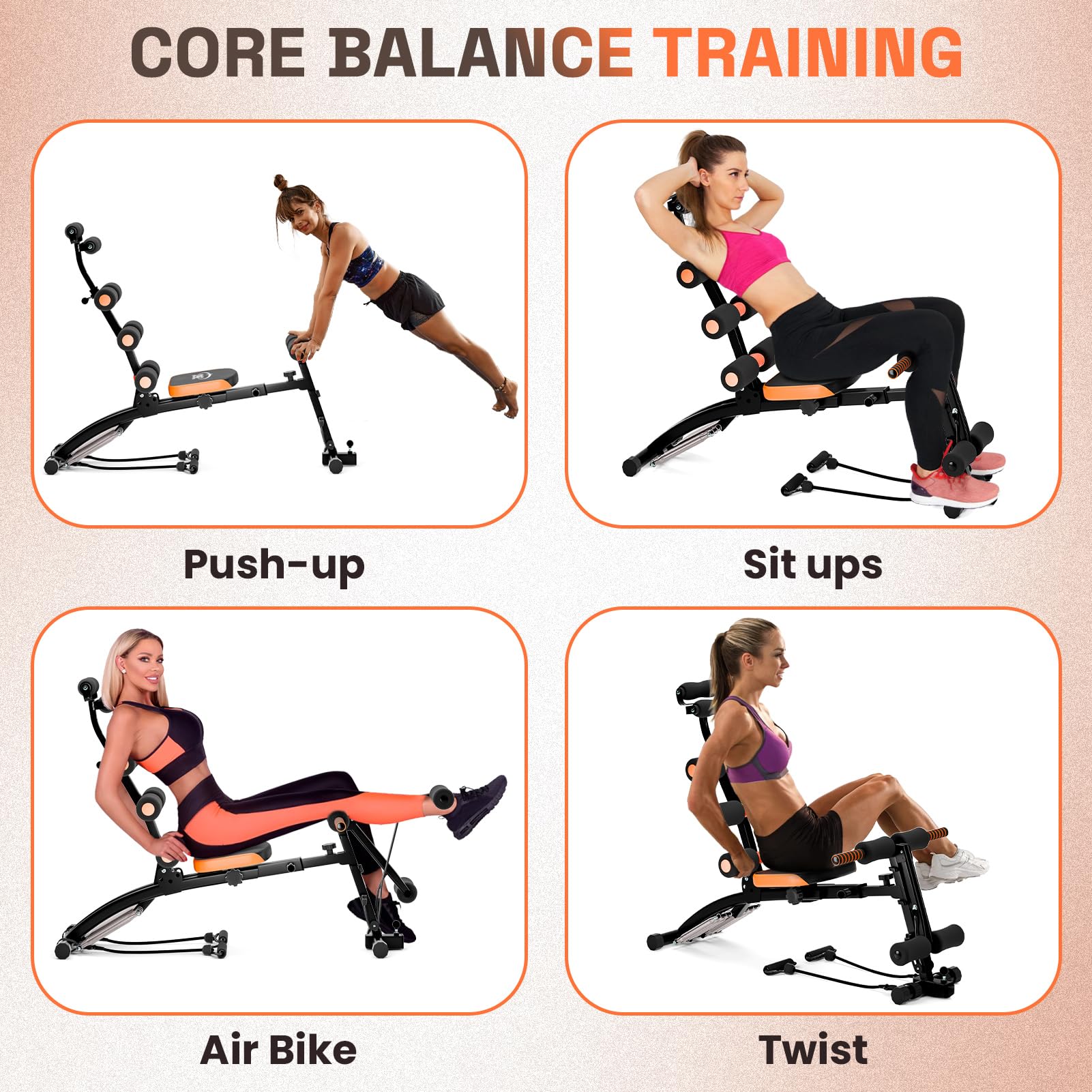 6-in-1 Ab Machine for Stomach Workout