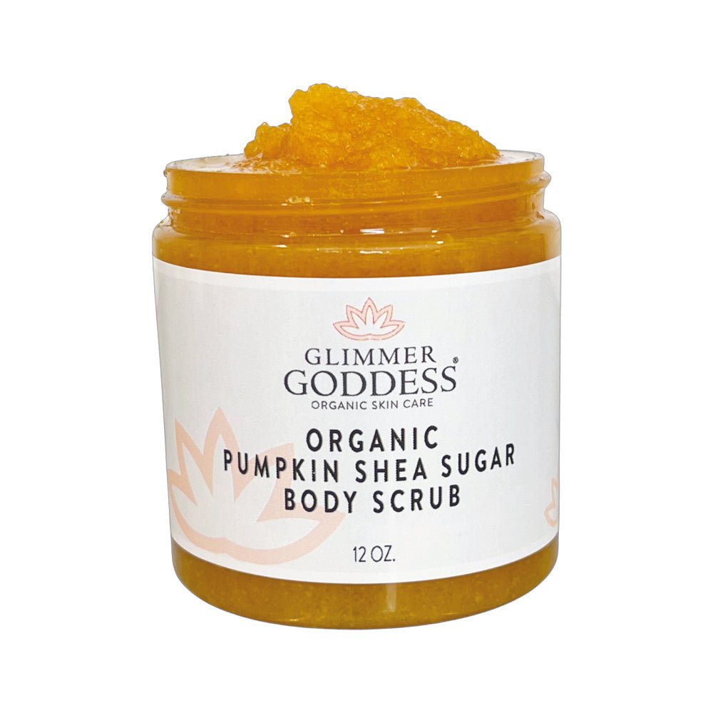 Organic Pumpkin Shea Sugar Body Scrub – Fall Scented Exfoliator for Glowing, Smooth Skin